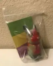 Siccaluna x Grody Shogun Bunny Sofubi - Lulubell Toys - Pink+Green+Black