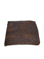 Brown Leopard Print Scarf