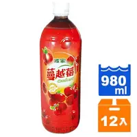 在飛比找Yahoo奇摩購物中心優惠-波蜜 蔓越莓綜合果汁飲料 980ml (12入)/箱