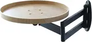 Fold Down Wall Desk - Flip-Out Design Nightstand, Space-Saving Flip-Out Nightstand, Coffee Table, Kitchen Tray, Extendable Space Saving Dining Table Floating Side Table Extender Shelf (Log Color)