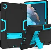 [YINLAI] for Samsung Galaxy Tab A9+ Case with Kickstand 11 inch 2023 (SM-X210/X215/SM-X216), Galaxy Tab А9 Plus Case for Kids, Heavy Duty Shockproof Protective Tablet Cover, Black Blue