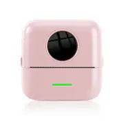 Mini Inkless Thermal Printer for iOS and Android for Bluetooth Wireless Mini Portable Printer for DIY,Memo,List (Pink)