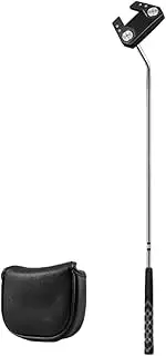 Bvizyelck Left and Right Handed Putter - Golf Club Horn Putter - Putters for Indoor Outdoor Use, Two-Way Putter Club Golf Accessories for Right Or Left