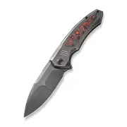 WE Knife Hyperactive Frame Lock 23030-2 Vanax Lava Flow Fat Carbon Fiber Knives