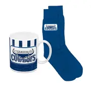 North QLD Queensland Cowboys NRL Ceramic Coffee Mug Cup and Jacquard Knit Socks