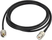 Bingfu UHF PL259 Male to SO239 Female RG58 Antenna Extension Coax Jumper Cable 3m 10 Feet for Vehicle Truck CB Ham Radio Two Way Amateur Mobile Transceiver Walkie Talkie VHF