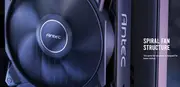 ANTEC Storm 120mm PWM FDB Fan, High Airflow 66.56 CFM, Air Pressure 2.7, Noise Level 25.8. Woven Cable, PMW Daisy Chain design, s