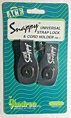 Universal Strap Lock and Cord Holder - "Snappy", #SL-1, by D'Andea