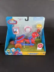 Dino Ranch Jon and Blitz Chariot Vehicle - Pull Back 5” Dino New