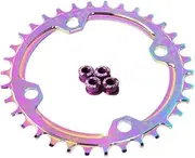 Bike Chainring, Chainring, Narrow Wide Chainring Bike Chainring Round Oval MTB Chainwheel Bicycle Part Chainrings for Bikes