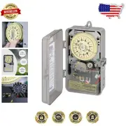 Customizable 240V Irrigation Timer with 14-Day Skipper - Rain Ready Technology