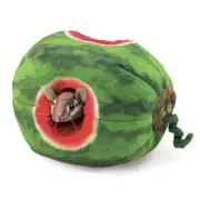 NEW PLUSH SOFT TOY Folkmanis 3128 Chipmunk in Watermelon Full Body Hand Puppet