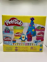 Play-Doh Celebration 12 Bulk Pack, Assort. Colors, Confetti Small, Multicolor