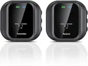 Suesacy Wireless UHF Earphone Monitor System Rechargeable Transmitter & Receiver for Studio, Band Rehearsal, Live Performance