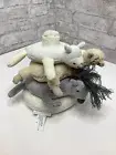 Pottery Barn Kids Animal Stacker Plush Stacking Rings Baby Toy PBK Rare HTF Soft