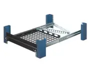 Rack Solutions 2U Sliding Laptop Shelf 17in (D) with Cable Management Arm
