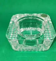 Vintage FrenchCrystal D'Arques Cut Candle Holder