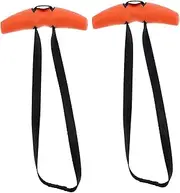 GANAZONO 1Pair Ergonomic Fitness Cable Handles Non Slip Pull Up Hand Grips for Gym Equipment Versatile Exercise Attachments for Rowing Back Pulls and Resistance Training