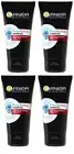 4 GARNIER Pure Active Charcoal Anti-Blackhead Peel-Off Face Mask 50ml