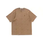 BAPE SPORT MONOGRAM APE HEAD ONE POINT TEE 猿人頭 土色 短袖