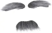 Realistic Fake Beard Eyebrows Kit Self-Adhesive Novelties for Men's Costumes for Halloween Parties and Cosplay