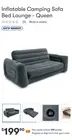 Intex 2x2.2m Inflatable Pull-Out Sofa Bed, Comfort Portable, Home, Camping Sale!
