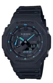 Casio G-Shock Carbon Core Guard Structure Black Resin Band Watch GA2100-1A2