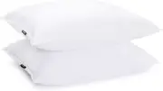 Duck Feather Down Bed Pillows (2 Pack), King (20IN×36IN) - New/Vacuum Sealed
