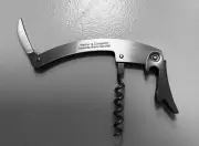 Walker & Co Waiter's Folding Corkscrew/Bottle Opener/Foil Cutter Knife-Stainless