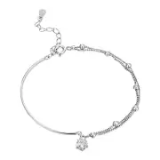 Light Small Crowd Simple Fashion Light Retro Asymmetric Zircon Bracelet