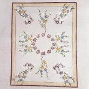 KAY'S CREATIONS HAND PAINTED PETIT POINT CANVAS: BOOK JOURNAL COVER BM
