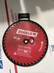NEW Diablo D0740R 7 1/4" 40 Teeth Finish Plywood Saw Blade D0740 Free Shipping