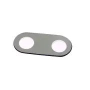 Glass Replacement Rear Back Camera Lens Cover with Sticker For BlackBerry KEY2 C