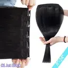 100% Real One Piece Clip in Remy Human Hair Extensions Weft 3/4 Full Head Blonde