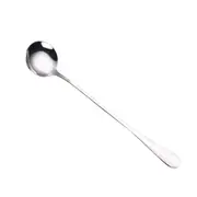 10Pcs Leaves Stainless Steel long handle Colorful Spoon Long Handle Spoons Flatware Coffee Drinking Tools Kitchen Gadget Teaspoons