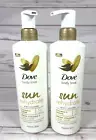 Dove Body Love Sun Rehydrate Cleanser Wash Vitamin E Serum 17.5oz (2 Pack)