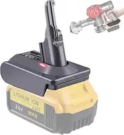 JJXNDO V8 Battery Adapter for Dewalt 20V Lithium Battery Converted to Replace for Dyson V8 Battery, Works with Dyson V8 Series Animal Absolute Vacuum Cleaner(DW20V8 Adapter ONLY)