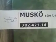 IKEA MUSKO Storage Bag for Cushions MUSKÖ Cover Water Repellent New - Green