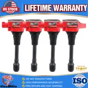 4Pcs Ignition Coils for Nissan Altima Sentra Rogue Cube 2.5L Infiniti FX50 UF549 (for: Nissan)