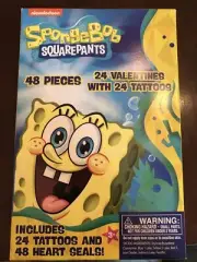 spongebob squarepants Valentines-Brand New-SHIPS N 24 HOURS