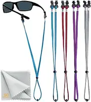 [SIGONNA] Eyeglasses String Holder Straps Cord - 4 Premium Eyeglass Chains for Men Women