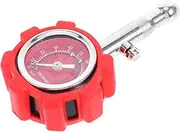 Anneome Metal Car Tire Gauge Portable Heavy Duty Pressure Gauge for Accurate Automotive and Tire Measurements Compact Design with Multifunctional Display Red
