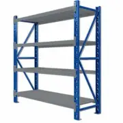4M*2.4M*0.6M Storage Shelves Garage Warehouse Rack Shelving Steel 800KG metro 6
