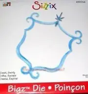 Sizzix Bigz CREST, SWIRLY 655138 FRAME STAR Ornate
