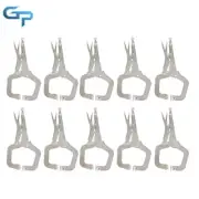 With Swivel Pads 11 Inch Swivel Pad Locking C-Clamp Locking Pliers 10 Pack