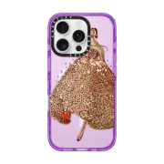 iPhone 16 Pro Impact Case MagSafe Compatible Sparkling Gown