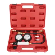 _Cylinder Leak Tester Double Pressure Gauge Compression Leakage Detector Kit