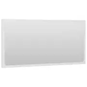 Wooden Mirror Vanity Bathroom Bedroom Makeup Living Room Wall Decor Accent White