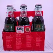 Coca-cola 1996 Atlanta Olympic Torch Relay Bottles (RARE) Six Pack