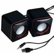 3.5mm Mini Jack USB Powered Speaker Stereo MP3 Portable For Phone Laptop Tablet